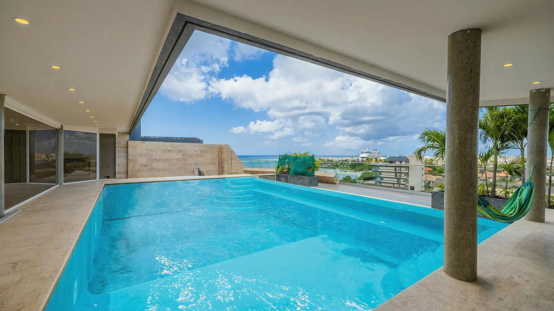 5Bph-Coral15 - Oceanfront Exclusive Penthouse With Stunning Views And Private Pool Home-Theater Included, Oranjestad Aruba