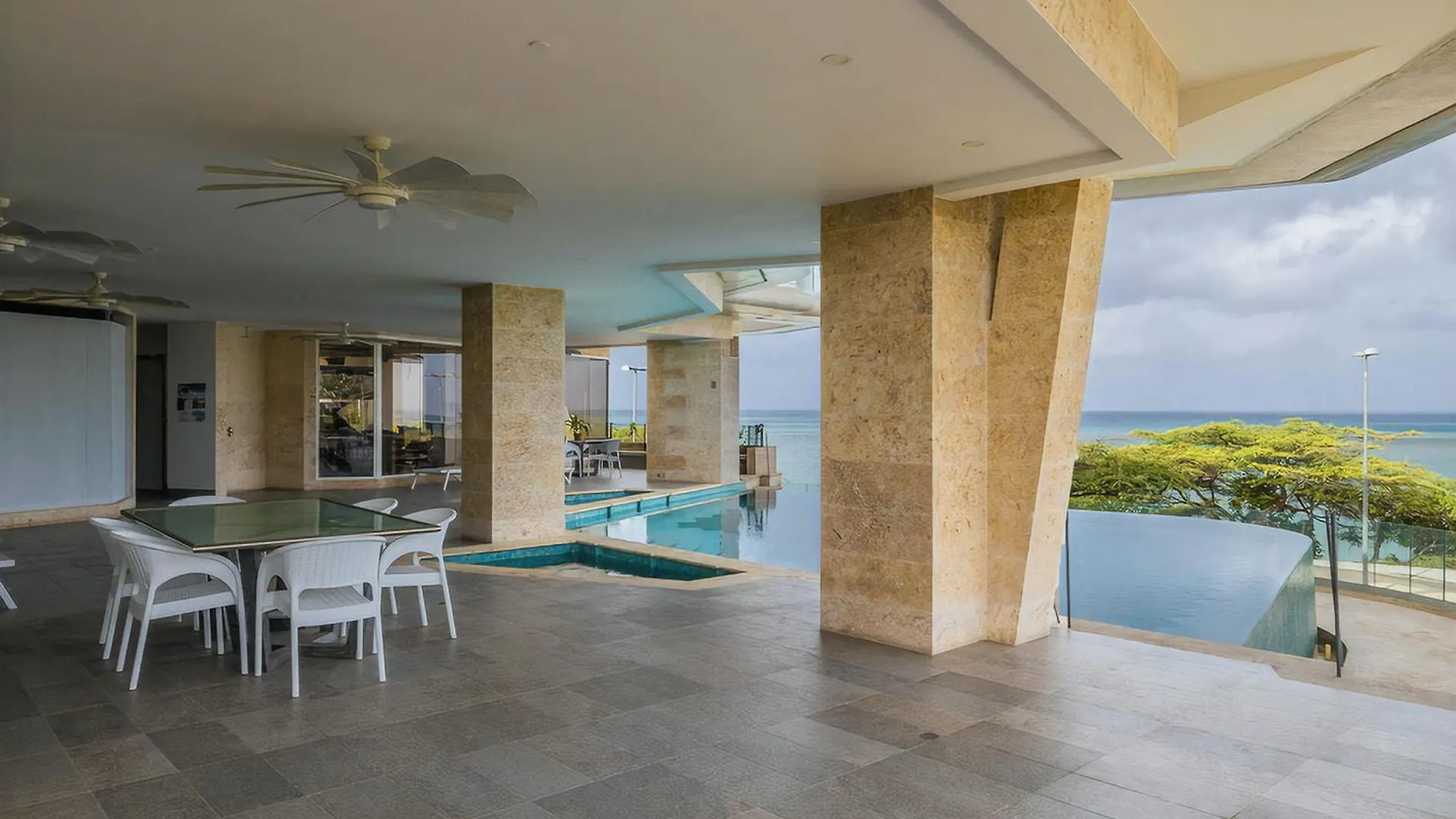 5Bph-Coral15 - Oceanfront Exclusive Penthouse With Stunning Views And Private Pool Home-Theater Included, Oranjestad Apartament